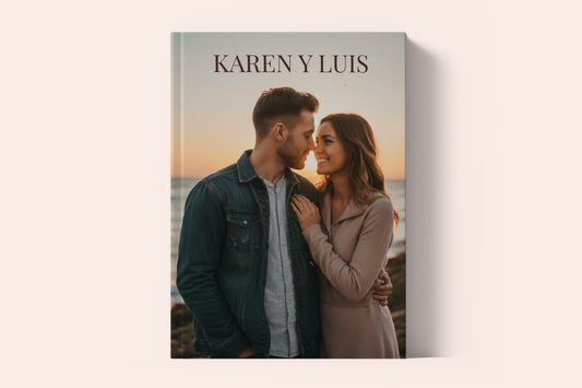 Album personalizado de recuerdos de boda viajes amigos