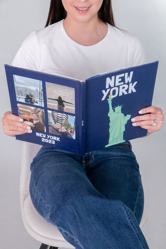 album con portada personalizada de viajes